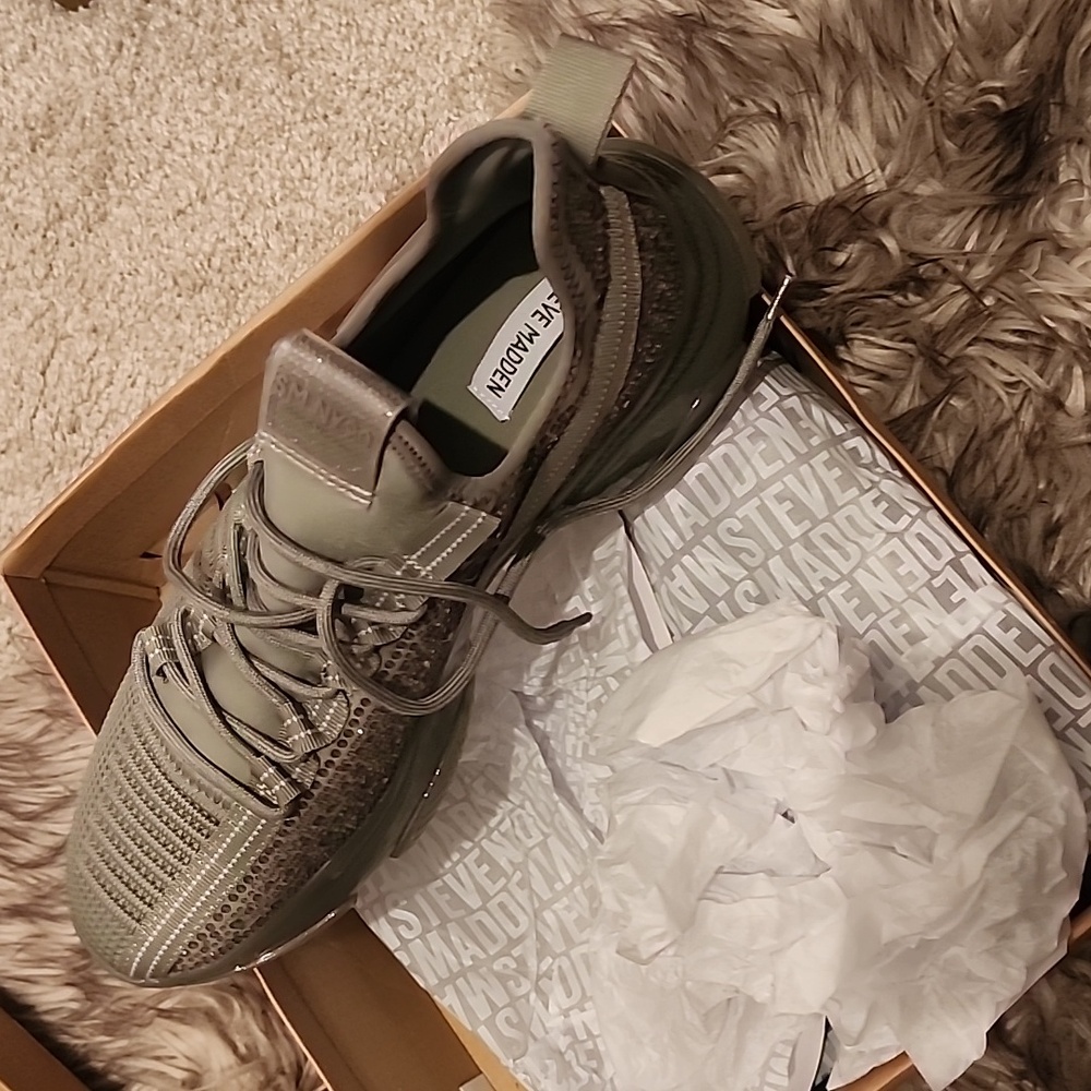 Steve Madden studded sneakers